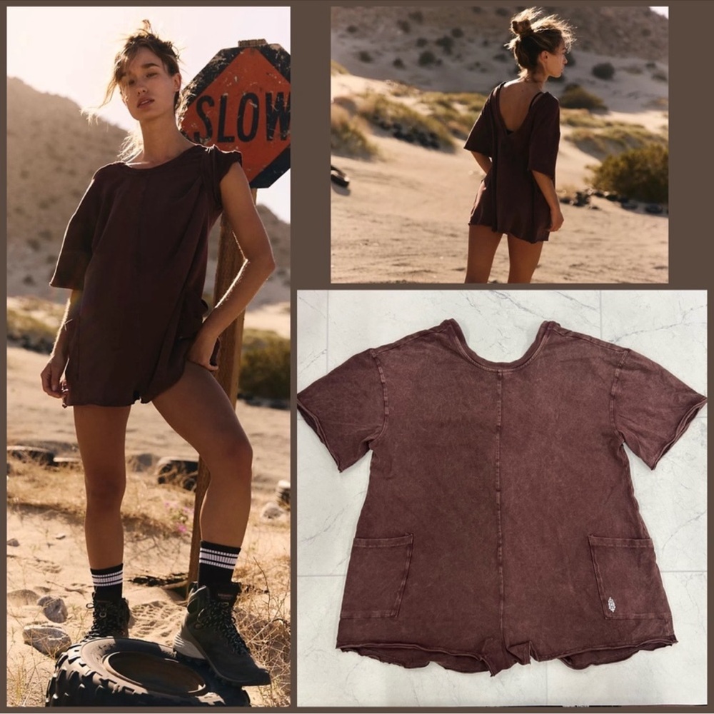FP Movement by Free People Brown Jumpsuit